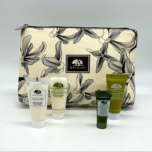 Origins Skin Care Bundle With Pouch &  Eco Friendly Tote Bag Brand New Pack